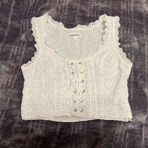 Superdown White Blouse